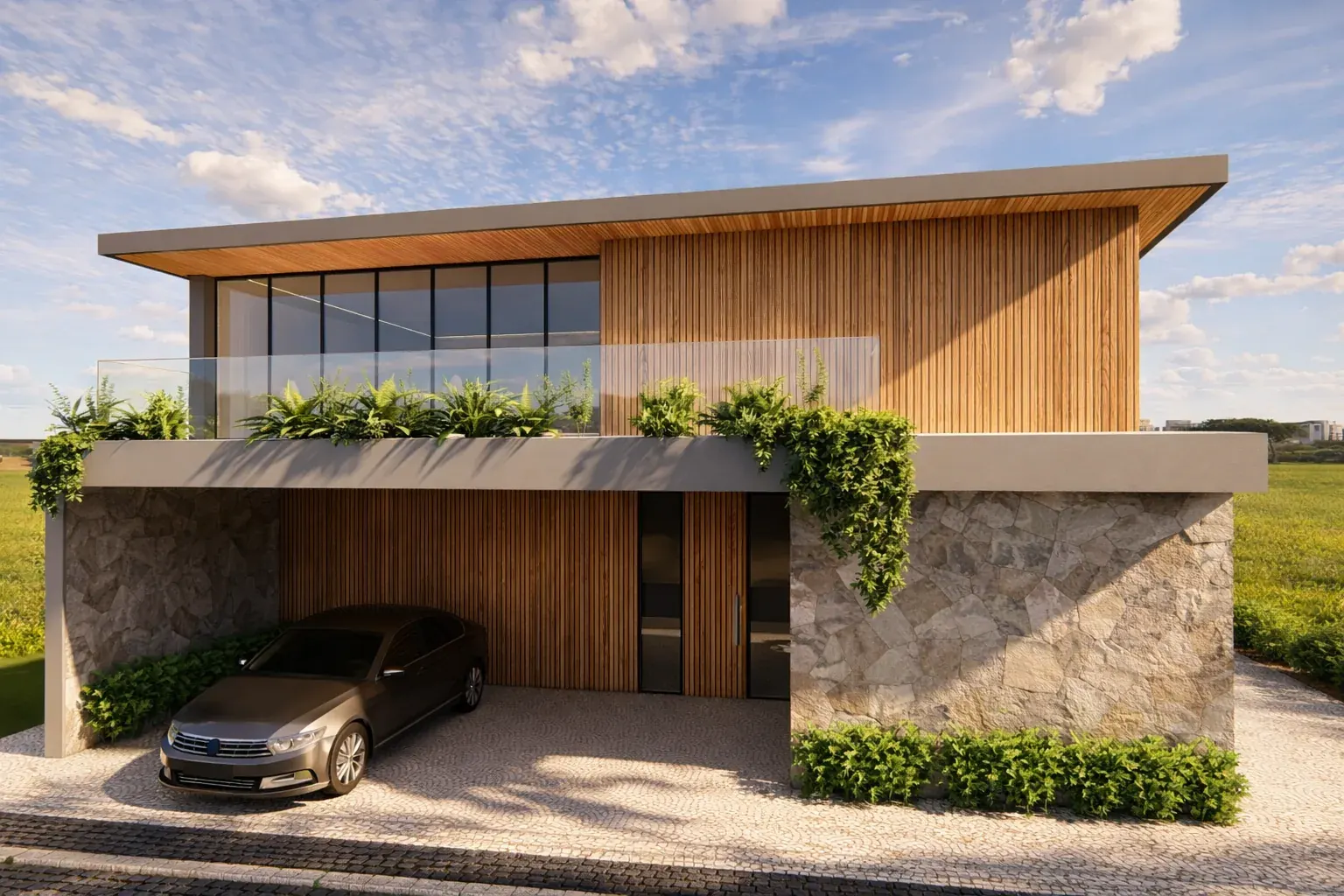 Madeira na arquitetura contemporânea